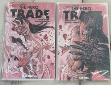 HERO TRADE: PROJECT CHIMERA (2025) #1+2 NM-/VF+ COMPLETE CVR A SET BAD IDEA picture