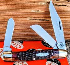 Vtg Case XX 10 Dot Tested Razor Edge  6347HP SSP REDBONE - 1970 picture