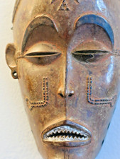 Beautiful African Female Ancestor Mask Mwana Po Creation Artiste' Tchokwe Chokwe picture
