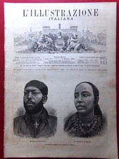 L'illustrazione Italiana 13 February 1887 Menelik De Amicis Tolstoy Verdi Othello picture