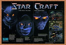 1998 StarCraft PC Original Advertisement / Retro Promo v2 picture
