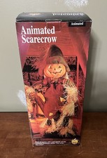 VTG 1994 Halloween Factory Gemmy Industries Corp Animated Scarecrow- See Details picture