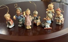 VTG Set of 7 Goebel Studio Hummel Hanging Ornaments Authentic Berta Hummel picture