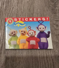 Vintage Unused 1998 American Greetings Teletubbies Stickers Time Fun & Games 18 picture