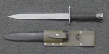Swiss Model 1957 (M1957) Rifle Bayonet w/Scabbard & Vinyl Frog picture