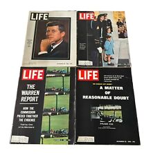 Lot Of 4 John F Kennedy JFK Life Magazines 1963-1964-1966 Funeral Assassination picture
