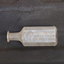 Antique CALUMET MICH Drugstore Bottle Eagle Drug Store John C Vivian picture