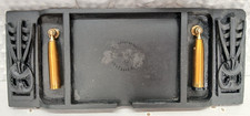 VTG COCO JOE'S PEN & BUSINESS CARD HOLDER ASHTRAY MADE HAWAII OF LAVA  picture