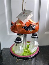 Radko Inspired Laved Halloween “Frightfully Formal” Ghosts Carousel  picture