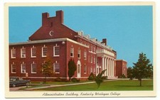 Owensboro KY ~ Kentucky Wesleyan College Administration Building Postcard picture