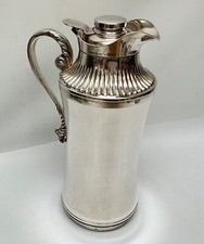 Vintage Giuliano Bossi Insulated Carafe Pitcher Silver Plate EL Italy picture