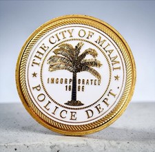 MIAMI - Florida Police Department PD Officer Challenge Coin ·NEW· ·PERFECT GIFT· picture
