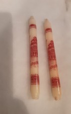 Vintage Candles  Pink Willow 10 Inch .Unused Good Condition picture