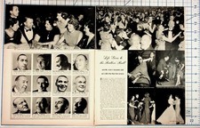 1930s Magazine Article: Life Goes to the Butlers' Ball NYC Social History picture