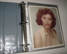 101 Vintage Actresses Glossy Photo Lot Lab Created Very Good to Excellent Binder picture
