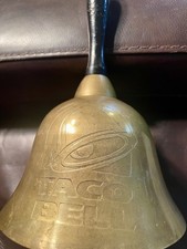 Rare Brass Taco Bell Original Bell Ringer Handbell-Works picture