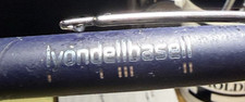 Ballpoint Pen Silver Tone & Blue LYONDELL BASELL picture