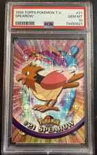 1999 - Topps 1999 Pokémon TV #21 Spearow - PSA 10 picture