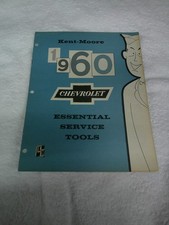 1960 Chevrolet Essential Service Tools Kent More Dealership Tool Catalog picture