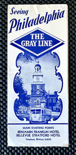 SEEING PHILADELPHIA THE GRAY LINE VALLEY FORGE BUCKS COUNTY TRAVEL BROCHURE picture