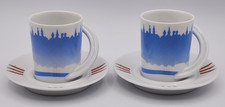 2 Rosenthal Studio-Linie Espresso Cup Saucer Demitasse Kitzingen 1250 Years 1995 picture