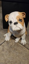 Sandicast English Bulldog Puppy Life Size Statue Dog Animal Vintage Rare 13