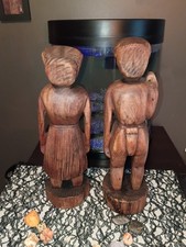 Hand Carved Wooden Figure From Palau,Micronesia picture