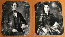 Set of President A. Licoln & Mary T Lincoln Portrait Wedding  tintype  C1064RP picture