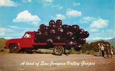 Postcard 1950sCalifornia San Joaquin Fruit Exaggeration Truck Roberts 22-14424 picture