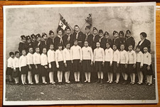 CLASS PHOTO 1935 - SMALL ITALIAN AND YOUNG BALILLA - TASSO / LUMARZO / GE picture