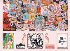 Matt Busch SIGNED '17 Star Wars Celebration Exc Print #100/250 w/ ORIGINAL ART picture