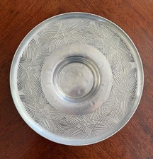 VINTAGE  CANTERBURY ARTS  1930-1950  Hammered Aluminum Dish / Plate / Platter picture