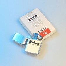 Vintage Nikon Zippo Lighter NOS “The Professional’s Choice” Unused Promo picture