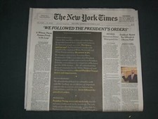 2019 NOVEMBER 21 NEW YORK TIMES- GORDON SONDLAND: WE FOLLOWED PRESIDENT'S ORDERS picture