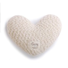 DEMDACO Giving Collection Cream Weighted Heart Throw Pillow 1.85 lbs picture