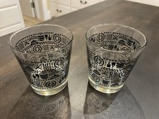 [Set of 2] Appleton Estate Rum 4” Double Old Fashion Low Ball Rocks Glasses B139 picture