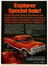 Original 1973 Ford F-Series Pickup Truck Explorer Special - Print Ad (8in x 11) picture