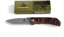 Lone Wolf LC14690 Harsey T2 Ranger Folding Knife CPM-S30V Titanium Walnut USA picture