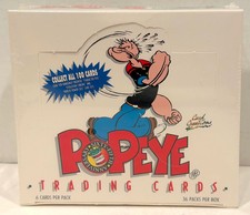 Popeye Cartoon Trading Card Box 36 Packs Card Creations 1994 65th Anniversary picture