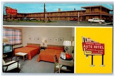 Morton Grove Illinois Postcard Hilton Carte Blanche Admiral Oasis Waukegan c1960 picture