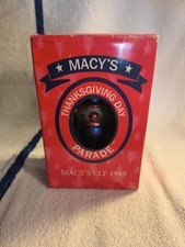 Vintage Macy's Thanksgiving Day Parade Ornament 1949 Elf Hand Blown Glass 2000 picture