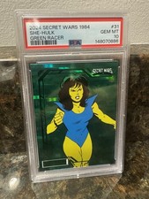 2024 Upper Deck Marvel Allegiance Secret Wars - She-Hulk Green Racer 3/5 POP 1 picture