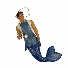 RARE December Diamonds Merman Ornament, Rare - Bruce “the Barber”  - No Box picture