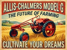 Allis Chalmers Model G  Metal Sign 3 Sizes to Choose From H21 picture