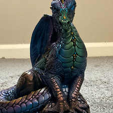 Vintage 1986 Windstone Editions Dragon Statue Collectible Figurine picture