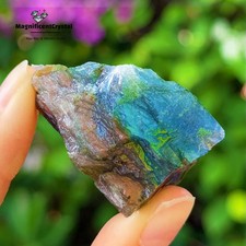 4PCS Genuine Rough Labradorite Chunk Raw Gemstone Mineral Specimens Healing Gift picture