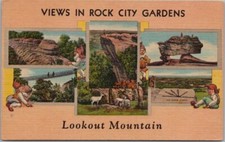 c1940s Lookout Mountain, Tennessee LINEN Postcard 