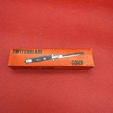 Vintage 1980 Switchblade Folding Pocket Comb Hong Kong Adult Novelty picture