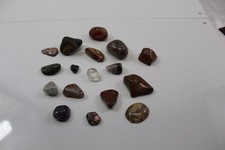 Interesting Lot of 17 Pieces Polished Stones 11oz TW picture