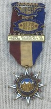 Rare- Daughters of the Founders and Patriots of America National Officers Medal picture
